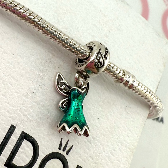 New Pandora Disney Tinker bell Fairy Peter Pan Dangle charm for jewelry bracelet - Picture 2 of 3